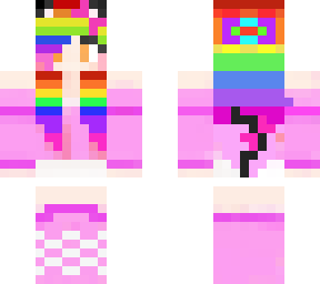 kc rainbow hair