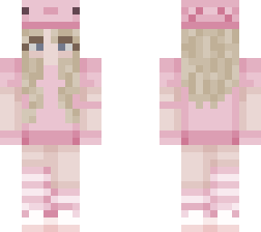 pink axolotl girl