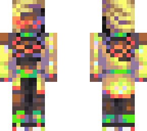 another neon rollerskater