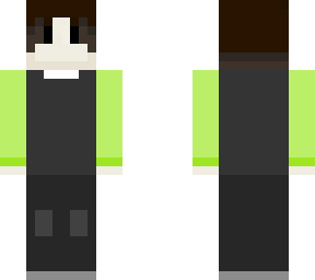 black and green sweatshirt person