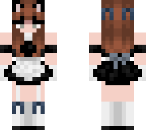 cat maid version of my skin