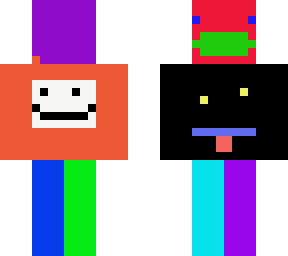 crazy human man (backwards)