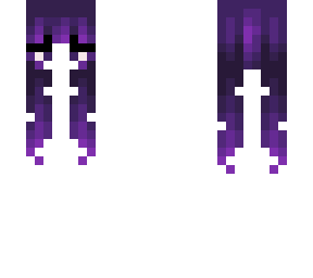 female hb - dark coven purple pigtails