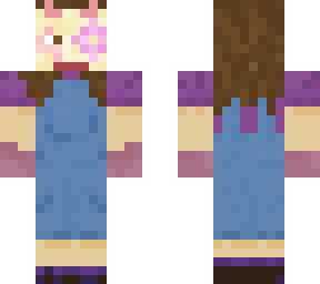 girl pink cow