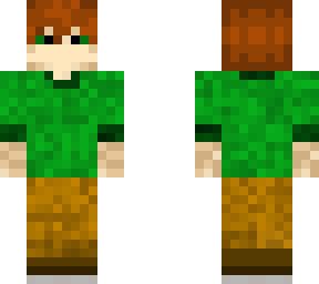 green shirt red head