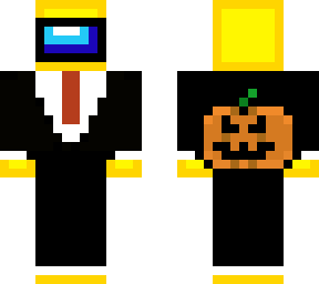 halloween amogus yellow