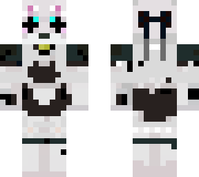 maid panda thing that i made cuz of a bet :/