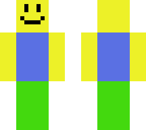 roblox noob skin, but in minecraft! :0