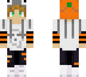 squidhat with pumpkin hat also