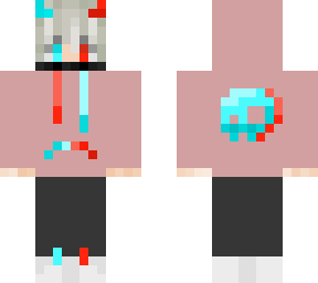 blue and red demon e-boy