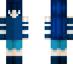cyber blue | Minecraft Skin