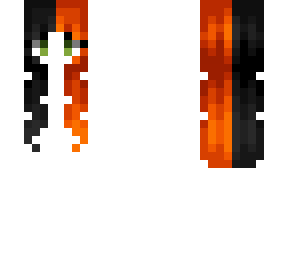female hb - black & orange split v2