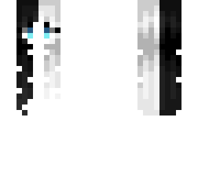 female hb - black & white split v2