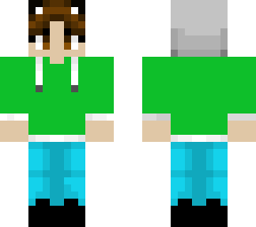 kid in a green swet shrt