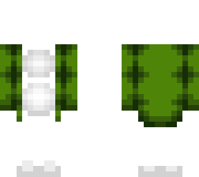 ob - white fit w/ green vine coat