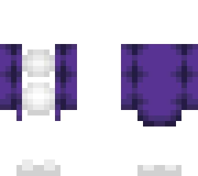 ob - white fit w/ potion purple coat