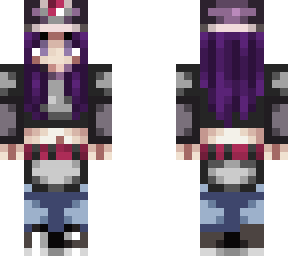 purple pokemon trainer