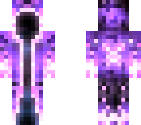 purplest purple glowing skin