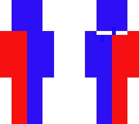 red & blue