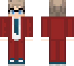 red suit