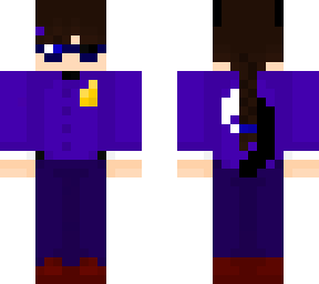 starlight afton (my oc~remake~with glasses)