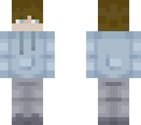 blue hoodie