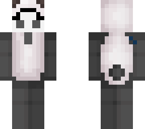 ghost panda onesie