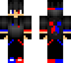 red and blue boy