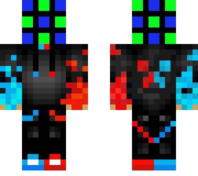 scrambled rubik's cube man