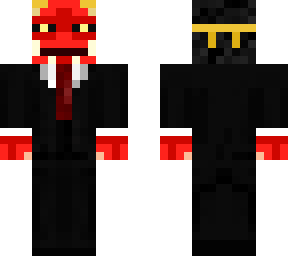 oni in a suit