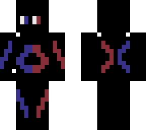 blue and red