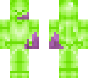 crystalized green steve