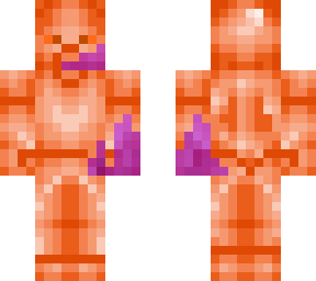 crystalized orange steve
