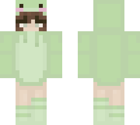 girl in frog hoodie!