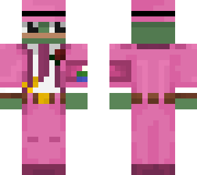 pepe con traje rosa