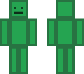 the green person