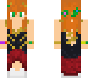 girl in migrator dress