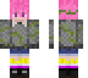 my nonbinary mc skin whith out the enderman in it