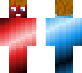 red skin and blue back