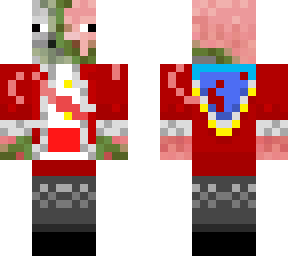 technoblade but zombie pigman