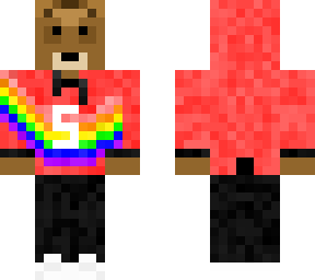 bear in skittles hoodie