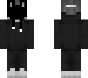 black and white rabbit mask