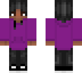 boy with purple hoodie