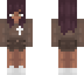brown outfit girl