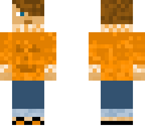 me in a pumpkin outfit *made for slim skins*