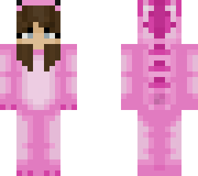 pink girl stitch onesie