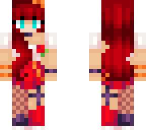 red haired flower