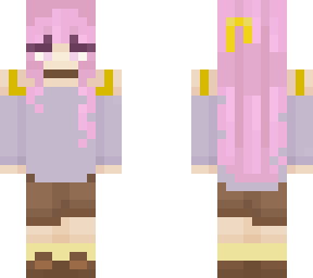 i was remaking pink hair girl but