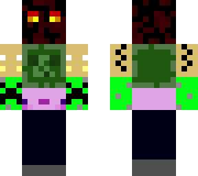 magma cube and slime and axolotl and hoglin and creeper