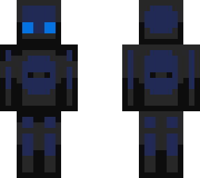 baby blue robot